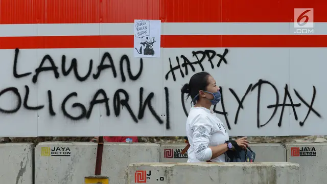 Peringatan May Day Diwarnai Aksi Vandalisme