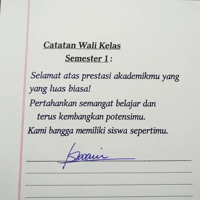 65 Catatan Wali Kelas Semester 1, Efektif dan Memotivasi Siswa