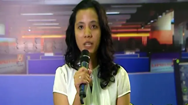 Jessica Pengunjung Peserta Presenter di Indonesia Broadcaster Expo 2013