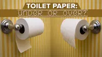 Cara menggantung tisu toilet ternyata bisa memprediksi kepribadian seseorang. Itulah yang dipelajari seorang terapis televisi Dr Gilda Carle