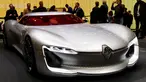 Renault memamerkan mobil konsep terbarunya bernama Renault Trezor saat Paris Auto Show 2016 di Paris, Perancis, Jumat (30/9). Paris Auto Show 2016 akan dibuka untuk umum pada 1-16 Oktober 2016. (REUTERS/Jacky Naegelen)