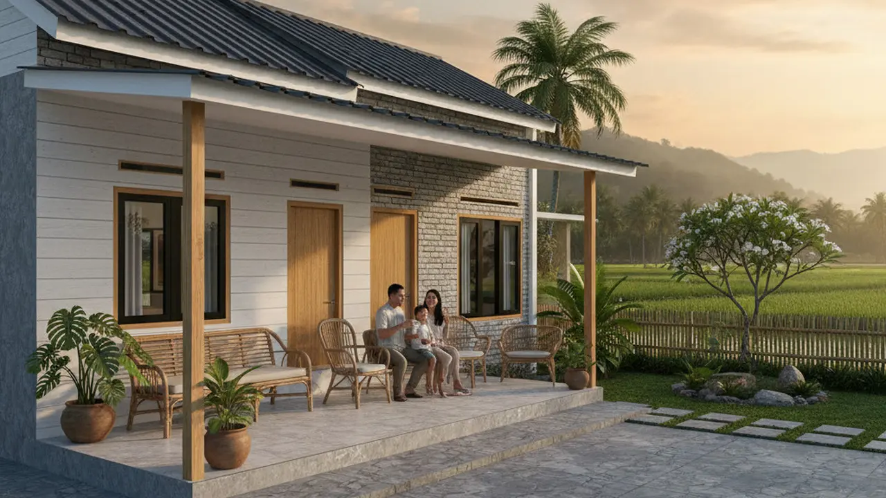 5 Ide Desain Rumah Desa Minimalis yang Hemat Tapi Estetik, Nyaman untuk Hunian Keluarga Kecil