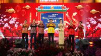 Bank Mandiri menggelar perayaan Tahun Baru Imlek 2576 Kongzilidi tiga kota besar secara serentak, yakni Medan, Surabaya, dan Jakarta, Senin (10/2/2025). (Foto: Istimewa)