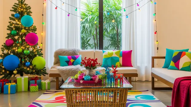 14 Palet Warna Natal Selain Merah–Hijau, Bikin Rumah Super Fresh dan Tampil Beda