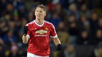 Bastian Schweinsteiger - Pemain asal Jerman ini diboyong Manchester United dari Bayern Munchen pada tahun 2015. Sebelum mengalami cedera, Bastian Schweinsteiger mencatatkan 18 laga di Premier League pada musim pertamanya di Manchester United. (AFP/Oli Scarff)