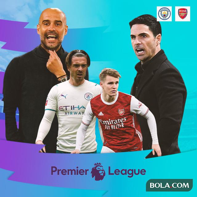 Premier League - Manchester City Vs Arsenal - Duel Pelatih dan Pemain