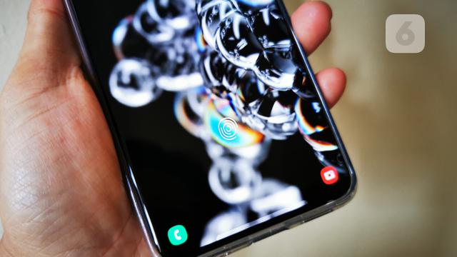 Pemindai Sidik Jari di Samsung Galaxy S20 Ultra