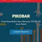 Tangkapan layar form pendaftaran relawan penanggulangan virus Corona di aplikasi Pikobar. (Liputan6.com/Huyogo Simbolon)