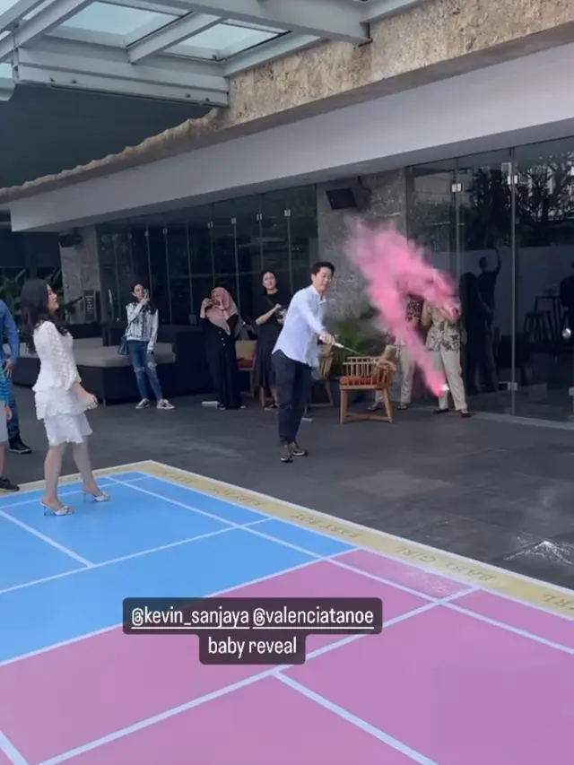 Momen Gender Reveal Valencia Tanoe