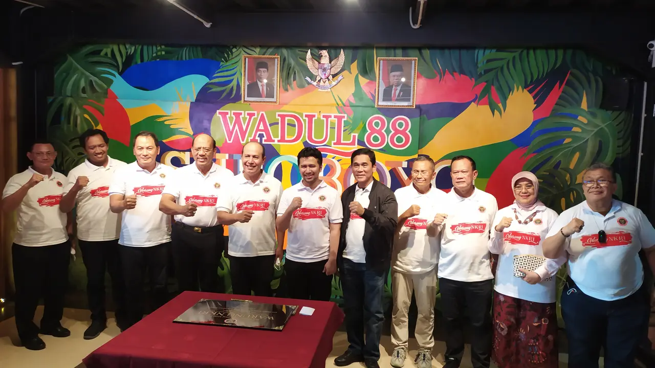 Pembukaan warung NKRI di Ketintang Surabaya dihadiri oleh ketua BNPT Boy Rafli Amar. (Dian Kurniawan/Liputan6.com)