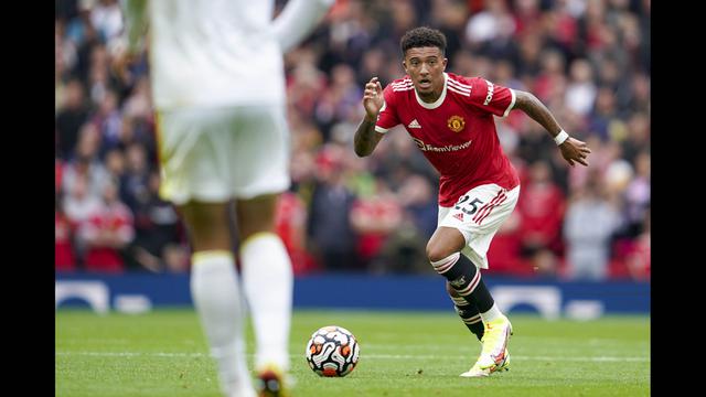 Foto: Penampilan Perdana Jadon Sancho Bersama Manchester United di Liga Inggris