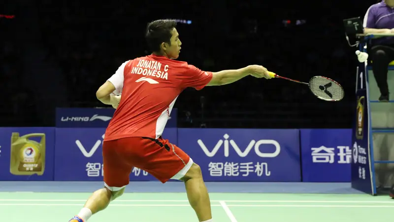 Tunggal putra Indonesia Jonatan Christie