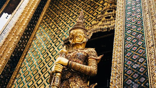 Ilustrasi tempat wisata di Bangkok