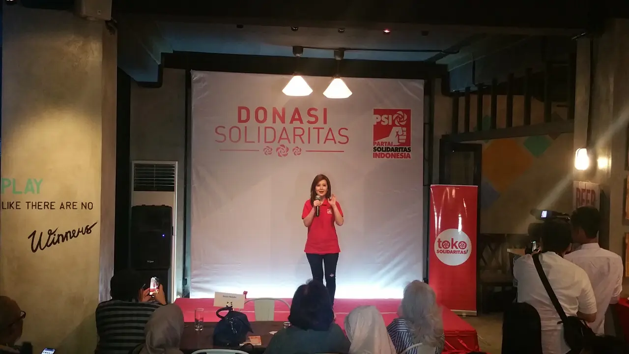 Ketua Umum Partai Solidaritas Indonesia (PSI) Grace Natalie