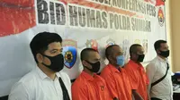 Polda Sumbar merilis kasus penambangan emas illegal di Kabupaten Solok selatan.