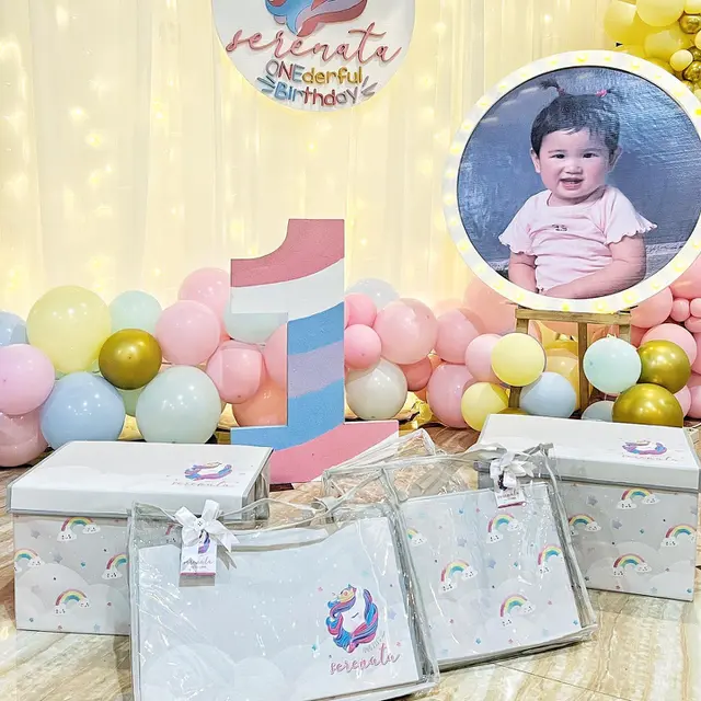 Bertema Unicorn, Ini 7 Potret Pesta Ulang Tahun Anak Sylvia Fully yang Menggemaskan