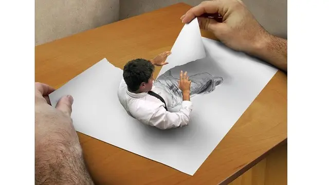 Pria Ini Padukan Gambar Pensil dengan Foto, 5 Hasilnya Nyata Banget