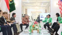 Partai Persatuan Pembangunan (PPP) mendapat kunjungan dari Duta Besar Amerika Serikat untuk Indonesia Sung Yong Kim, di Kantor DPP PPP, Menteng, Jakarta Pusat, Kamis, 2 Maret 2023. (istimewa)