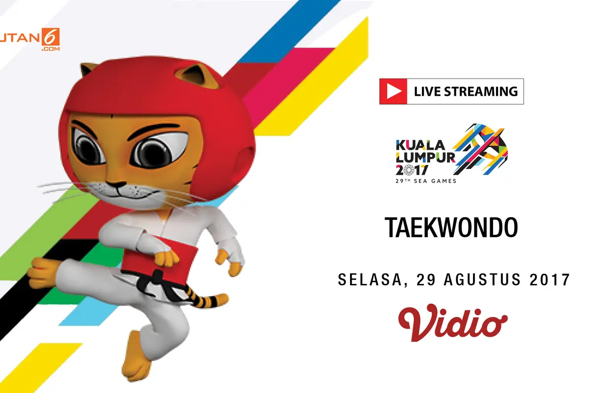 Banner Livestreaming Taekwondo sea games 2017