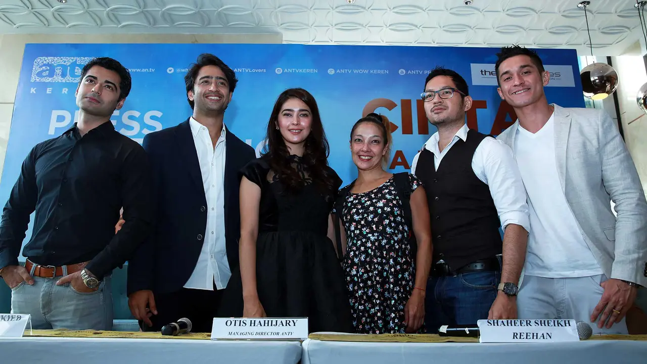[Bintang] Preskon sinetron Cinta Di Langit Taj Mahal 