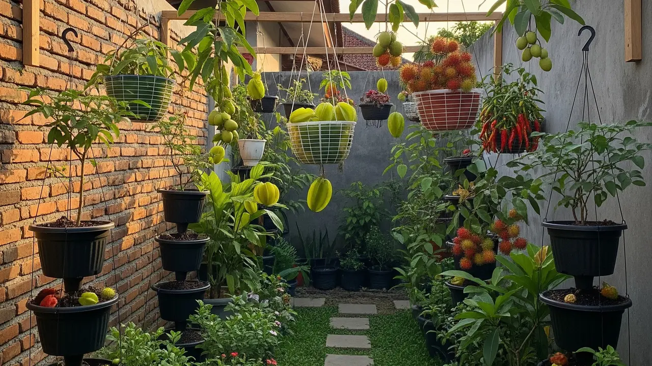 9 Ide Kebun Buah Mini di Halaman Sempit, Tetap Subur dan Produktif