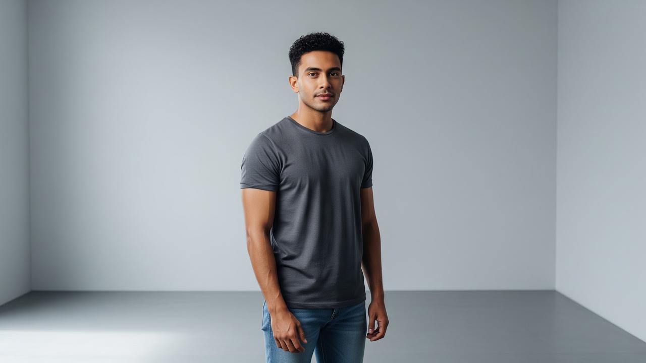 Model Rambut Pria Curly Pendek/ Ilustrasi AI