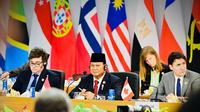Presiden RI, Prabowo Subianto saat menghadiri forum Konferensi Tingkat Tinggi (KTT) G20 di Rio de Janeiro, Brasil, Senin, 18 November 2024. (Dok. Istimewa)