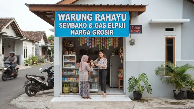 Cara Membuat Warung Depan Rumah Terlihat Menarik