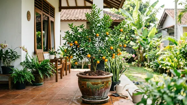 Jenis Pohon Jeruk yang Cepat Berbuah di Pot