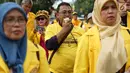 Ikatan Keluarga Besar UI (IKB UI) menggelar aksi solidaritas di Kampus Universitas Indonesia, Jakarta, Jumat (17/5). Aksi tersebut untuk memberikan dukungan kepada dokter Ani Hasibuan yang dilaporkan atas tuduhan penyebaran informasi yang menimbulkan rasa kebencian. (Liputan6.com/Immanuel Antonius)