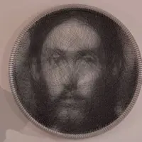 Bermain-main dengan benang, pria ini ciptakan lukisan wajah yang mengagumkan.