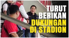 Berita Video, momen Erick Thohir berikan dukungan langsung Timnas Indonesia Vs Filipina pada Sabtu (21/12/2024)