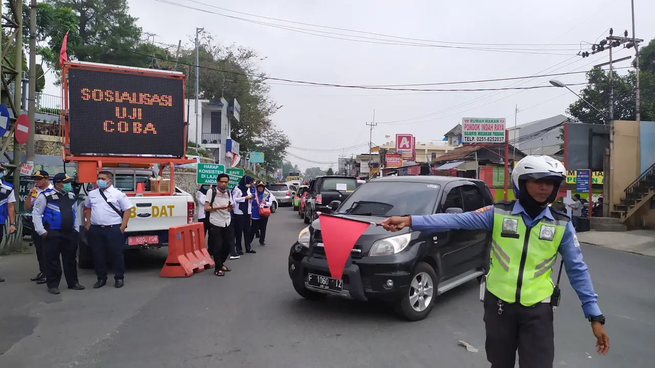Sistem Kanalisasi di Jalur Puncak, Bogor, Jawa Barat.