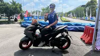 Pembalap Yamaha Indonesia, Wahyu Nugroho. (Hendry Wibowo/Bola.com)