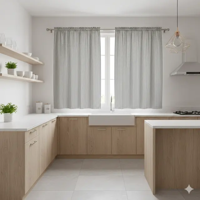 Model Gorden Dapur Minimalis Modern (Foto: Gemini AI)
