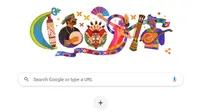 Google Doodle perayaan Hari Kemerdekaan RI ke-76. (Doc: Google)