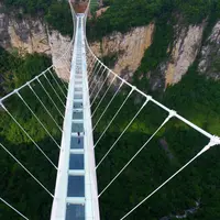 Zhangjiajie Grand Canyon, Henan, Tiongkok. (Sumber Foto: VCG/Getty Image)