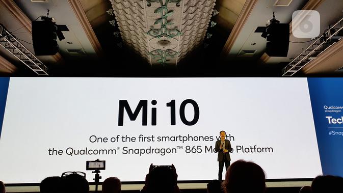 Co-Founder sekaligus Vice Chairman Xiaomi Corporation Xiaomi Lin Bin hadiri Qualcomm Snapdragon Tech Summit 2019. (/ Agustin Setyo W)