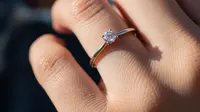 Cincin Solitaire Minimalis. Foto: Gemini