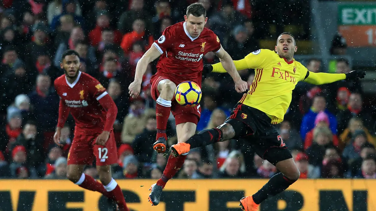 FOTO: Mohamed Salah Cetak 4 Gol, Liverpool Gulung Watford