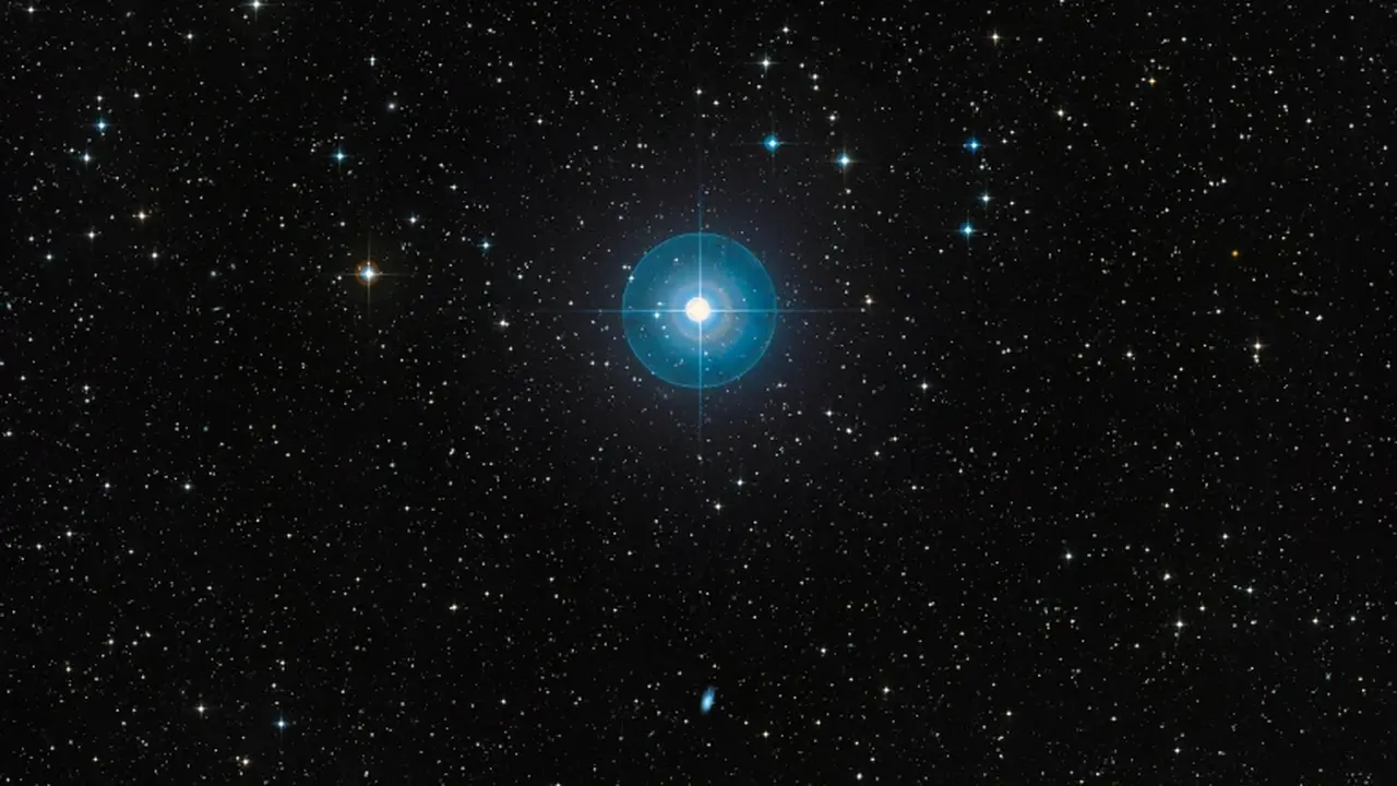Wilayah Beta Pictoris Tempat Planet Baru Ditemukan (Dok: AP/Digitized Sky Survey 2)