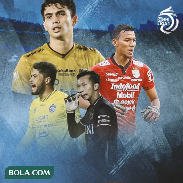 BRI Liga 1 - 4 Kiper di Liga 1