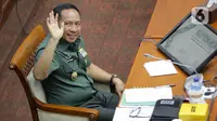 Agus menjalani uji kelayakan dan kepatutan setelah ditunjuk Presiden Joko Widodo sebagai calon Panglima TNI menggantikan Laksamana Yudo Margono yang memasuki masa pensiun akhir November ini. (Liputan6.com/Herman Zakharia)