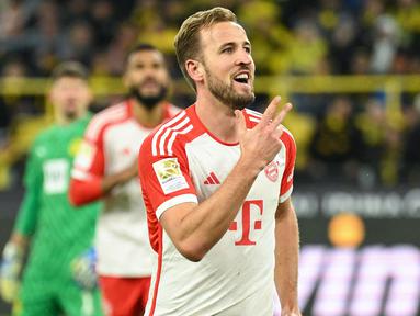 Hingga pekan ke-16 Bundesliga 2023/2024 tercatat ada 4 pemain dari 4 klub berbeda yang mampu mencetak hattrick. Berikut daftar keempat pemain tersebut. (AFP/Ina Fassbender)