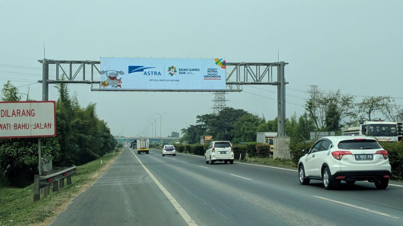 Jalur Tol Tangerang - Merak yang akan dilalui kontingen Asian Games dicek kembali kelayakannya. Hal ini dilakukan agar ketika rombongan melewatinya, tidak akan ada hambatan yang berarti.