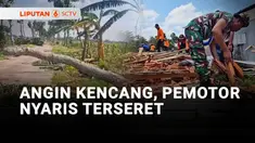 Angin kencang yang berlangsung di kawasan Klaten bahkan sampai membuat tower sutet roboh. Sementara di Grobogan, pemotor yang tengah meneduh nyaris ikut terbawa angin.