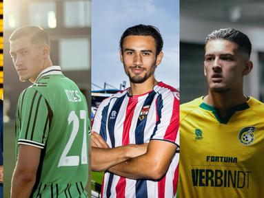 Musim baru, wajah baru. Deretan pemain diaspora Timnas Indonesia juga memutuskan untuk berlabuh bersama klub baru untuk mengarungi musim 2025/2026. (Kolase = Dok.Buriram United FC, U.S. Sassuolo, Willem II, Fortuna Sittard)