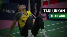 Berita video cuplikan laga-laga saat Tim Indonesia menang 4-1 atas Thailand di Piala Thomas 2018.