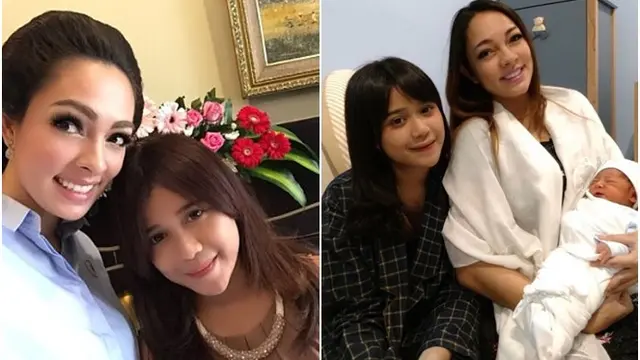 Sama-sama Jadi Artis, Ini 6 Potret Kompak Artis Cantik dan Keponakannya