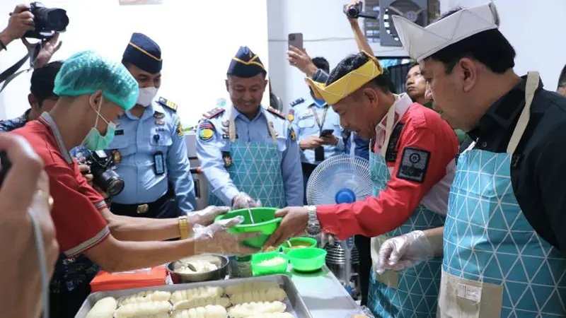 Salah satu kegiatan pembinaan bagi narapidana di Lapas jajaran Kanwil Kemenkumham Riau.